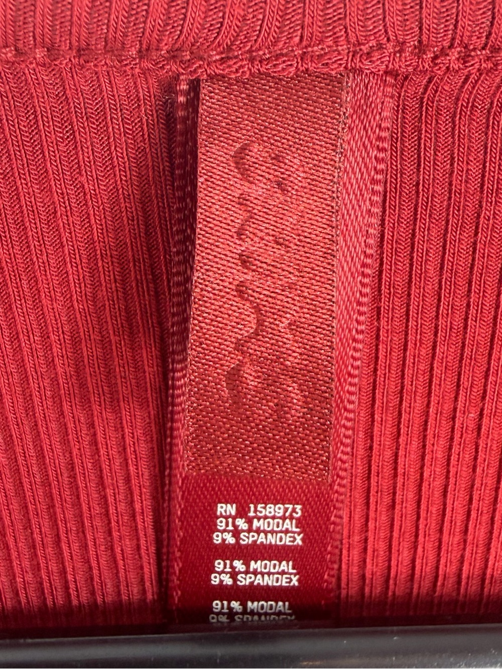 Skims Set Sz L Tie Front Top & Flared Leg Pants Ribbed Stretch Modal Loungewear - Picture 5 of 14